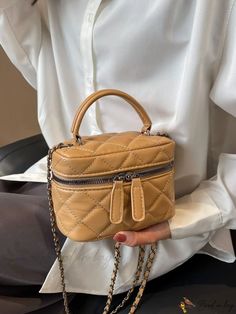 Bird in Bag - Mini Bucket Bag Trendy Handheld Brown Pouch, Trendy Handheld Pouch With Zipper Closure, Gold Box Bag Pouch For Everyday, Gold Pouch Box Bag For Everyday, Everyday Gold Pouch Box Bag, Trendy Gold Box Bag For Everyday, Baguette Bags, Plaid Backpack, Mini Bucket Bag