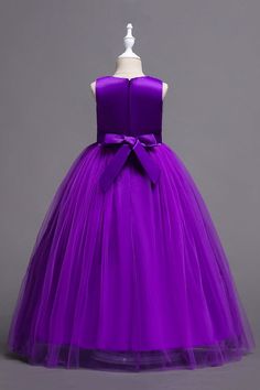 Fabric: Tulle. The fabric is comfortable for skin. Occasion: This beautiful dress is perfect for the holidays such as Christmas, Thanksgiving, Valentine's Day, or any special occasion event such as a wedding or birthday party. Several sizes make this a great dress for matching sisters or siblings outfits. Also great for school or family photo portraits or greeting cards. Purple Princess Dress For Prom Season, Tulle Bridesmaid Ball Gown, Purple Ball Gown For Dress-up Occasions, Spring Purple Ball Gown For Party, Spring Purple Party Ball Gown, Purple Spring Party Ball Gown, Party Season Tutu Dress In Tulle For Dress-up, Elegant Purple Princess Dress For Prom, Fitted Tulle Princess Bridesmaid Dress