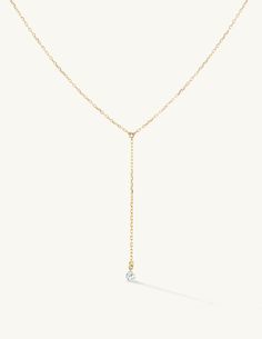 Diamond Lariat Necklace, Happy To Meet You, Nyc Studio, What A Girl Wants, Diamond Drops, Lariat Necklace, Bar Necklace, Diamond Cut, Chain Lengths