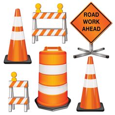 an image of construction cones and road signs on the app store's facebook page