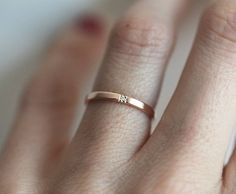 A simple & minimalist diamond band ring in 14k or 18k gold, pictured in rose gold. Perfect as a stacking or wedding ring.
The design can be made with gemstones of your choosing. If you would prefer a custom ring, please contact us before purchase.
Details Gemstone: white diamond Measurements: approx. 1.2mm Quality: color G, VS clarity, conflict-free
Band measurements: approx. 1.6mm wide Material: 14k solid yellow gold, white gold, rose gold or 18k solid yellow gold, white gold, rose gold or plat Minimalist Wedding Ring, Rose Gold Diamond Band, Minimalist Wedding Rings, Ring Rosegold, Wedding Ring For Her, Simple Rose, Gold Diamond Wedding Band, Simple Engagement Rings, Wedding Rings Rose Gold