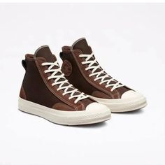 Converse Chuck Taylor 70 Hi "Final Club"Men's Sz 13 / 173196c (Dark Root Egret) Please Note New With Box Missing Lid Price Won't Be Discussed In The Comments Section Smoke And Pet Free Environment Brown High-top Canvas Sneakers With Vulcanized Sole, Brown Suede High-top Sneakers, Fall Mid-top Canvas Sneakers, Brown High-top Sneakers With Leather Sole And Round Toe, Brown High-top Sneakers With Leather Sole, Brown High-top Sneakers For Fall, Brown Leather High-top Sneakers For Fall, Fall Canvas High-top Sneakers With Rubber Sole, Brown High-top Sneakers With Round Toe And Laces