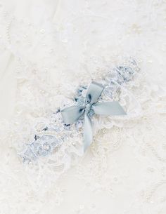 Dusty Blue Garter, Something Blue Garter, Brides Garter Ideas, Something Blue For Wedding, Something Blue Ideas The Bride, Wedding Garters Ideas, Blue Wedding Garder, Light Blue And Green Wedding, Wedding Garders