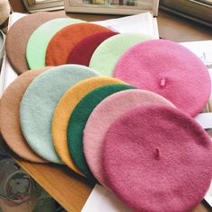 Basic Wool Beret (31 Colors)