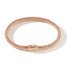 John Hardy Men's Classic Chain 5MM Bracelet in 18K Rose Gold Gold Gauges, Complex Art, John Hardy Jewelry, Bracelet Rose Gold, 9 Hours, To Cast, John Hardy, Latest Jewellery, Gold Branding