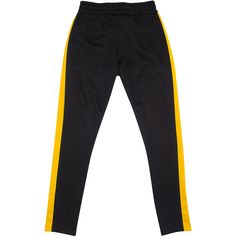 55% Cotton / 45% Polyester. Elasticized drawstring waistband. Zip front pockets. Patch back pockets. Ankle zips. Relaxed Fit Jogging Bottoms With Elastic Side Panels, Relaxed Fit Bottoms With Elastic Side Panels For Jogging, Sporty Drawstring Trousers, Sporty Drawstring Pants Full Length, Sporty Full-length Drawstring Pants, Sporty Full-length Pants With Drawstring, Casual Stretch Pants With Zipper Closure, Sporty Jogging Bottoms With Drawstring, Casual Trousers With Zipper Closure