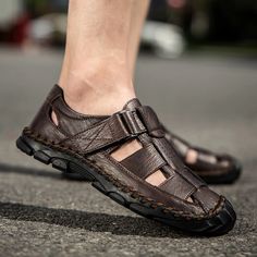 Anselmo Men's Casual Sandals | Ultrasellershoes.com – Ultra Seller Shoes Leather Sandals For Outdoor Summer Activities, Leather Sandals For Summer Outdoor Activities, Summer Leather Sandals For Outdoor Activities, Leather Sandals For Spring Outdoor Activities, Italian Shoes For Men, Mens Beach Shoes, Leather Slippers For Men, Mens Sandals Casual, Gladiator Shoes