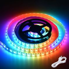 Yescom LED Light Strip Extension 6.6ft 120-LEDs Image Smart Led Strip Light, Upstairs Kitchen, Easy App, Bedroom Upstairs, Kitchen Porch, Decorating Living Rooms, Easy Apps, Tv Backlight, Rgb Led Strip Lights