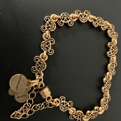 Disney Interlock Link Featuring Mickey Icon Is Contrasted With Black Detail With Chain Link Extension Adjustable Disney Style Bracelets, Link Extension, Disney Bracelet, Alex And Ani, Gold Black, Womens Jewelry Bracelets, Chain Link, Women Jewelry, Bracelet