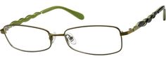 Order online, women green full rim metal rectangle eyeglass frames model #551024. Visit Zenni Optical today to browse our collection of glasses and sunglasses. Rectangle Glasses, Zenni Optical, Just Girl Things, Eyeglasses Frames, Order Online, Custom Fit, Square Glass, Fashion Accessories, Sunglasses