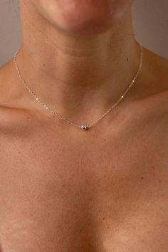 Cute Silver Necklaces Simple, Silver Homecoming Jewelry, Everyday Silver Necklace, Silver Dainty Necklace, Delicate Silver Jewelry, Silver Necklace Aesthetic, Silver Simple Jewelry, Small Silver Necklace, Dainty Silver Jewelry