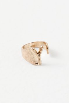 So shiny letter-shaped ring featured in an oversized silhouette with a wide, open band. **Features:** Letter-shaped silhouette, shiny distressed metal finish, wide band in an open-style **Why We | Name On Your Heart Ring by Free People in Gold Preppy Free People, Free People Rings, Free People Style, Letter Ring, Oversized Silhouette, Pinky Ring, Wide Bands, Silver Pearls, Pearl Ring