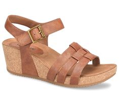 Step into the season with the Eurosoft Ericka, a chic woven two-piece cork wedge sandal that effortlessly combines comfort and style. Featuring an adjustable buckle for a secure fit, these sandals are perfect for sunny days and warm evenings. From Eurosoft. Cork Wedges Sandals, Wedge Sandal, Cork Wedge, Wedge Sandals, Sunny Days, Cork, Fashion Shoes, Wedges, Two Piece