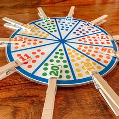 Numbers 11-20 Matching Wheel - Arrows And Applesauce Math Wheel, Kindergarten Journals, Early Reading Activities, Learning Numbers Preschool, Helen Doron, Number Activities Preschool, Counting Activities Preschool, Counting Practice, Busy Binder