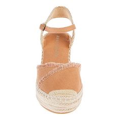 Anne Klein Laken Espadrille Wedge Sandal   A classic espadrille influence and fun, fashionable fringe detail lend a summery vibe to this walkable wedge featuring a modified round toe. Summer Espadrille Heels With Cushioned Footbed, Trendy Closed Toe Espadrille Wedge Sandals, Trendy Closed Toe Espadrilles For Beach Season, Ankle Strap Espadrilles For Beach Season, Summer Wedge Heel Espadrilles With Removable Insole, Summer Closed Toe Espadrille Wedge Sandals, Trendy Espadrille Wedge Sandals With Round Toe, Casual Espadrille Wedge Sandals With Ankle Strap, Casual Ankle Strap Espadrille Wedge Sandals