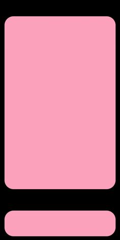 a black and pink square icon with no background