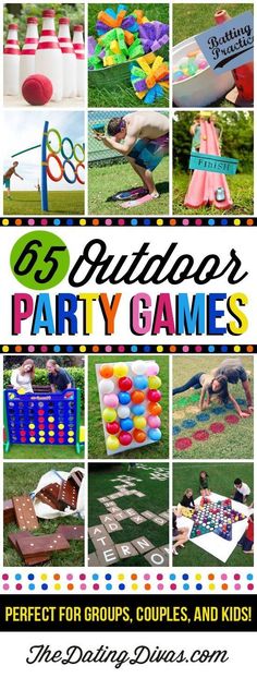 the ultimate party games for adults and children to play in their own backyard or yard