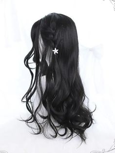 Curly Hair Anime, Hair Style Girl, Long Hair Style, Hair Style Korea, Kawaii Hairstyles, Hair Anime, Hair Stylies