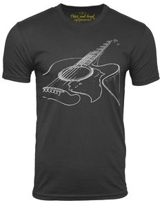 PRICES MAY VARY. 100% combed Ring-Spun cotton 4.3-oz. Extremely Soft shirt Printed in USA Think Out Loud Apparel Acoustic Guitar T-shirt Cool Musician Tee is the perfect shirt for the guitar player, musician or any music lover, Think Out Loud and wear it proud Think Out Loud Apparel Acoustic Guitar T-shirt Cool Musician Tee is the perfect shirt for the guitar player, this awesome guitar shirt is he perfect gift for any musician Flat Face, Thinking Out Loud, Music Teacher Gifts, Band Shirt, Band Shirts, Cool Guitar, Music Lover, Guitar Player, Gift For Men