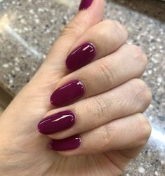 Silky Beets Dnd, Fall Gel Dip Nails, Fall Nails 2024 Purple, Dnd Plum Passion, Fall Nail Dnd Colors, Plum Dip Nails, Dnd Scarlet Dreams, Dark Red Gel Nails Design, Dnd Nails Fall