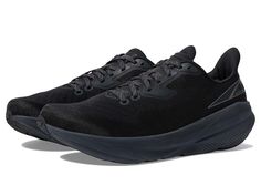 Altra Experience Flow - Women's Running Shoes : Black/Black : , Go the extra mile on your next run in the supportive Altra Footwear Experience Flow sneakers. These lace-up sneakers feature a round toe silhouette, breathable mesh upper and lining, roomy toe box for natural movement, a cushioned ethylene vinyl acetate insole, and a rubber outsole. Cushion : mid. FootShape toe box allows your toes to relax and spread naturally for more comfort and stability during uphill climbs and downhill descents. Branding on tongue and heel counter. Imported. Measurements: Weight: 8 oz Product measurements were taken using size 9, width B - Medium. Please note that measurements may vary by size. Black Running Shoes, Grey Women, Womens Running Shoes, Running Shoes, Athletic Shoes, Shoes Sneakers, Womens Sizes, Lace Up, Running