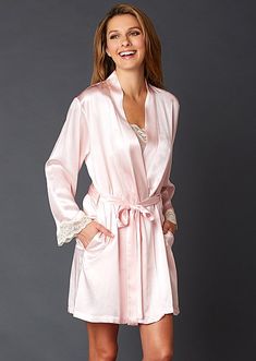 silk robe in ‘Delicate’ Silk Cami Top, Silk Camisole Top, Silk Bra, Silk Chemise, Silk Nightgown, Short Gowns, Silk Cami, Silk Camisole, Silk Robe