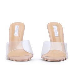 What ever the occasion, these nude mules are ready to go. Introducing the Serri clear heels, featuring a see-through vynalite upper with a clear perspex heel and a tonal coloured leather sole. Need we say more? -Material: Vynalite Upper, Leather Lining -Sole: Resin -Fit: True to size -Toe-shape: Squared -Features: See-through upper & heel -Heel: 10.5cm “WARNING: This product contains chemicals known to the State of California to cause cancer and/or reproductive harm. For more information, visit Shop Heels, Thigh High Boots Flat, Embellished Heels, Heels Online, Metallic Shoes, Bridal Heels, Tony Bianco, Metallic Heels, What Ever