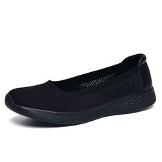 PRICES MAY VARY. Breathable&Stretchy-Stretchy Breathable mesh upper keep feet dry and clean all day. Durable-Skin-friendly knitted fabric and wonderful stitching technique between memory foam padded insole and high elastic MD outsole,not easy to fall off,slip resistant and wear-resistant. Comfortable Fit-Classic slip-on design with padded heel collar,it is convenient to wear and take off. Occasions-Walking,casual wear,shopping,standing for long periods of time,wander around,travel,drive,indoor a Breathable Flat Slip-ons, Comfortable Mesh Slip-on Walking Shoes, Breathable Slip-on Sneakers With Flat Heel, Non-slip Mesh Walking Shoes, Breathable Flat Heel Walking Shoes For Spring, Spring Breathable Walking Shoes With Closed Toe, Breathable Flat Heel Walking Shoes, Slip-on Walking Shoes With Non-slip Sole, Slip-on Walking Shoes With Non-slip Sole And Flat Heel