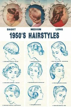 HairStyles 1950' ;) #hairenvy #fbloggers #bbloggers #lbloggers Hairstyles 1950s, 1950s Hairstyle, Hairstyles Retro, Teenage Hairstyles, 1950s Hairstyles, 50s Hairstyles, 1940s Hairstyles, Istoria Artei