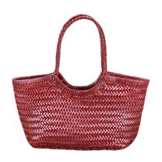 Burgundy Summer Woven Leather Purse Oversized Tote Bags | Baginning Elegant Red Woven Bag, Elegant Red Bag For Vacation, Chic Red Beach Bag, Elegant Red Bags For Vacation, Red Straw Bag For Shopping, Chic Red Straw Bag For Shopping, Chic Red Shoulder Bag For Beach, Red Straw Shopping Bag, Chic Red Shoulder Bag For Vacation