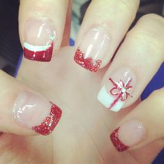 Square Holiday Nails, Christmas Nails 2022 Short, Dec Nails, Diy Christmas Nail Designs, Christmas Fingernails, Christmas Nails 2022, Nails December, Christmas Nails Diy, Santa Nails