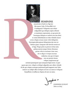 the letter r is shown with an image of a woman's face