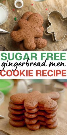 sugar free gingerbread men cookie recipe