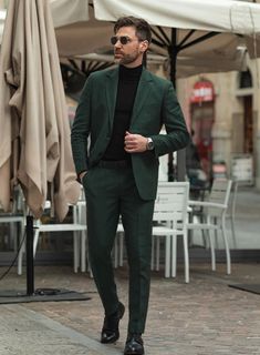 Martini Green Pure Linen Suit – StudioSuits Green Blazer Outfit Men, Men Green Suit, Green Linen Suit, Dark Green Suit, Marriage Suits, Pink Wool Jacket, Green Suit Men, Blue Linen Suit, Olive Green Suit