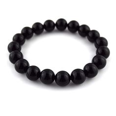 10mm Black Onyx Bracelet Black Onyx 8mm Beads Stretch Bracelet, Black Onyx Stretch Bracelet With 8mm Beads, Adjustable Black Crystal Bracelet With Black Beads, Black Onyx Crystal Bracelet With 8mm Beads, Black Onyx Round Beads Bracelets, Black Stretch Bracelet With 8mm Beads Spiritual Style, Adjustable Black Wristband With 8mm Beads, Black Beaded Wristband Bracelet, Adjustable Black Wristband With Round Beads