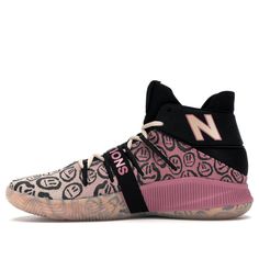 New Balance Joe Freshgoods x Don't Be Mad x OMN1S 'No Emotions Are Emotions' Basketball Shoes/Sneakers New Balance Joe Freshgoods, Dont Be Mad, No Emotions, New Balance 452, Pink Basketball Shoes, Joe Freshgoods, Retro Basketball Shoes, New Balance 327, Cartoon Faces