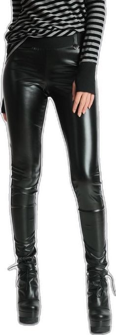 Sleek Black Stretch Leather Pants, Sleek Stretch Black Leather Pants, Black Stretch Leather Pants Full Length, Black High Stretch Full Length Leather Pants, Black Stretch Full Length Leather Pants, Full Length Stretch Black Leather Pants, Stretch Full-length Black Leather Pants, Sleek Full Length Black Leggings, Sleek Black Full-length Leggings