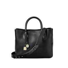 Midi London Tote in Black Pebble from Aspinal of London Designer Everyday Satchel, Classic Shoulder Bag With Detachable Strap In Saffiano Leather, Classic Saffiano Leather Shoulder Bag With Detachable Strap, Classic Saffiano Leather Crossbody Shoulder Bag, Luxury Calf Leather Bag For Daily Use, Luxury Calf Leather Bag, Timeless Everyday Calf Leather Satchel, Classic Everyday Bags In Calf Leather, Timeless Saffiano Leather Crossbody Bag