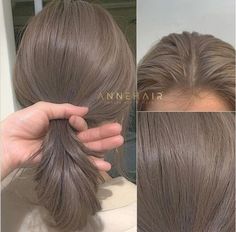 Milk Tea Hair Color Korea, Khaki Brown Hair, Mushroom Hair Color, Blonde Asian Hair, 2024 Hair Trends For Women, Light Ash Brown Hair, 2024 Hair Trends, Styling Hacks