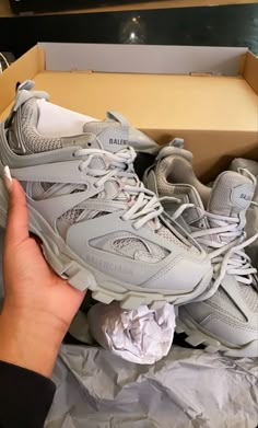 Grey Balenciaga Track, Grey Balenciaga, Balenciaga Track Trainers, Balenciaga Trainers, Track Runners, Supreme Clothes, Balenciaga Track