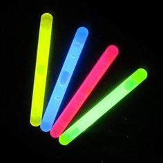 3 Inch Glow sticks - 4 Color Assorted Pack of 120 - Party Glowz Glow Stick Wedding, Glow Crafts, Glow Stick Party, Led Light Stick, Foil Packaging, Fishing Lights, Glow Party, Glow Sticks, Emergency Kit