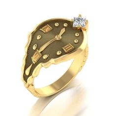 Fashion Factory, Watch Ring, Ring Luxury, Rhinestone Fashion, Mens Engagement, Metal Fashion, Three Rings, Rhinestone Ring, Stone Inlay