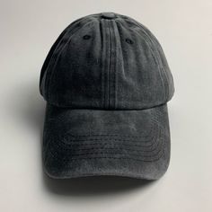 Women’s/Men’s Unisex Black Acid Wash Adjustable Baseball Cap/Hat, Os Size: Os (Adjustable) Height: 5.25 Inches Circumference: 16 Inches Brim: 3 Inches Condition: Brand New, Comes In Packaging. Multiple Quantities Available. Refer To Images/Video. Aesthetic Caps, Nyc Cap, Pageboy Hat, Milk Bun, Black Fedora Hat, Mickey Mouse Hat, Blank Hats, Gardening Hat, How To Wash Hats