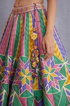 Festival Floor-length Anarkali Set With Motifs, Navratri Multicolor Pre-draped Saree With Motifs, Festive Multicolor Pre-draped Saree With Motifs, Bollywood Style Multicolor Pre-draped Saree For Navratri, Bollywood Multicolor Pre-draped Saree For Navratri, Festive Multicolor Chanderi Pre-draped Saree, Festive Multicolor Unstitched Pre-draped Saree, Multicolor Chanderi Pre-draped Saree With Zari Work, Traditional Multicolor Pre-draped Chanderi Saree