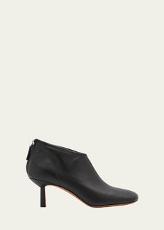 3.1 Phillip Lim ID Glove Leather Low Ankle Booties Low Heel Booties, Black Heels Low, Dress Leather, Black Ankle Booties, Brown Ankle Boots, 3.1 Phillip Lim, Up Shoes, Phillip Lim, Suede Booties