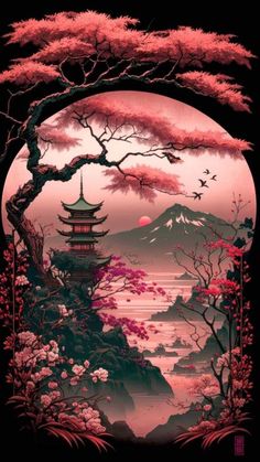 Soul Pictures, Japanese Wallpaper Iphone, Telefon Pintar, Nature Iphone Wallpaper, Lukisan Cat Air, Japanese Poster, Cool Wallpapers Art