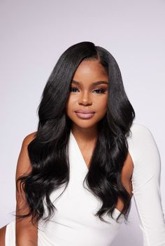 ✨NEW ENHANCEMENTS !!! NOW YOU GET MORE PIECES AND MORE HAIR! We’ve made some changes and now instead of 6 pieces you get 11-13 pieces. 🤸🏾‍♀️ Add Instant Length and Body with Clip-In Extensions Whether it’s an interview, first date, weekend girls’ trip or just Tuesday, the Wavy Clip-In Extensions are here to give you that “fresh out the chair” look without wasting a day in the beauty salon. Easy to use and versatile in texture, the Wavy Clip-In Extensions add length and body in a snap. Just pla Deep Wavy Hair, Wavy Hair Extensions, Deep Curly, Hair Closure, Clip In Extensions, Sleek Hairstyles, Real Human Hair, Hair Serum, Heat Styling Products