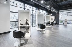 the salon is clean and ready to be used for hairdresser's work