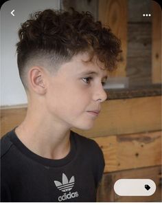 Boys Curly Haircuts, Fade Haircut Curly Hair, Curly Crop, Curly Hair Fade, Crop Haircut