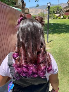 Pink ombre hair / purple ombre hair / little girl Ombre Hair Purple, Pink Ombre Hair, Purple Ombre Hair, Ombré Hair, Love Your Hair, Purple Ombre, Pink Ombre, Ombre Hair, Purple Hair